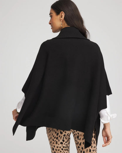 Cashmere-Blend Pullover Sweater Poncho - Chico's
