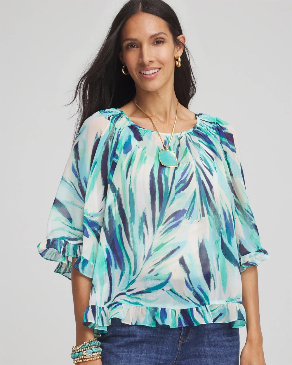 Georgette Batwing Blouse - Chico's