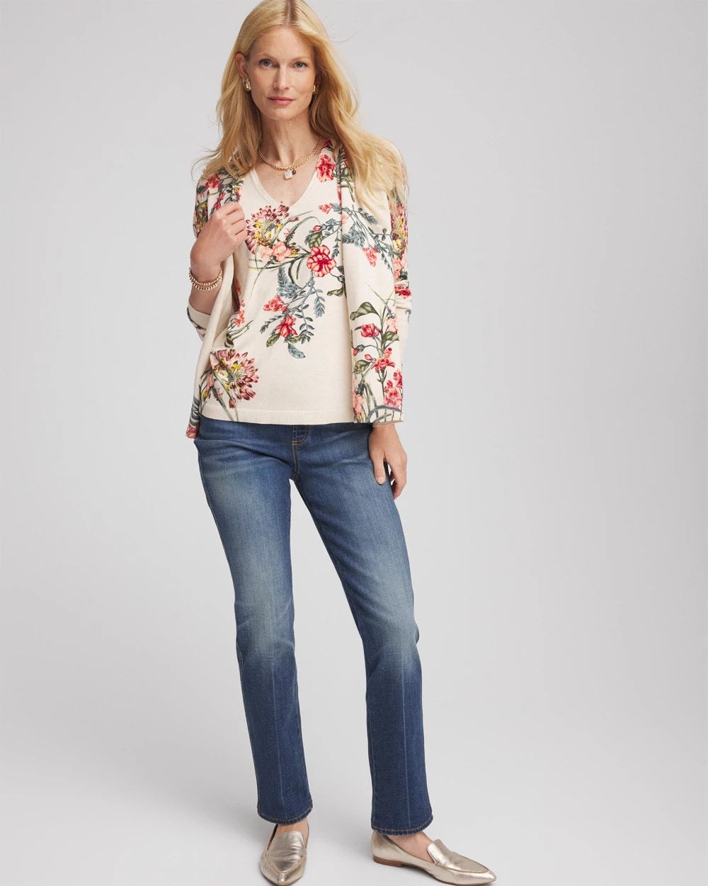 Ella Printed Sweater Tank - Chico's