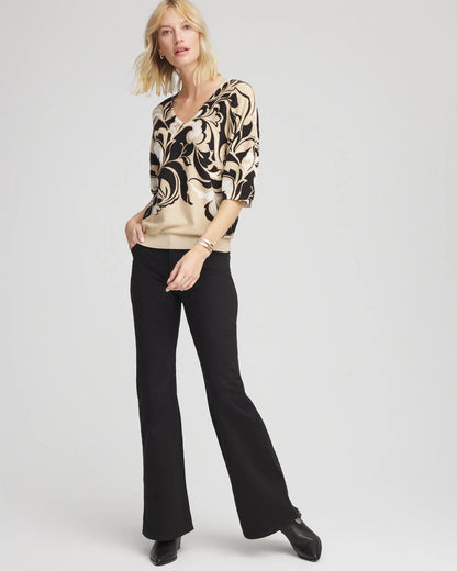 Printed Dolman Sweater - Chico's