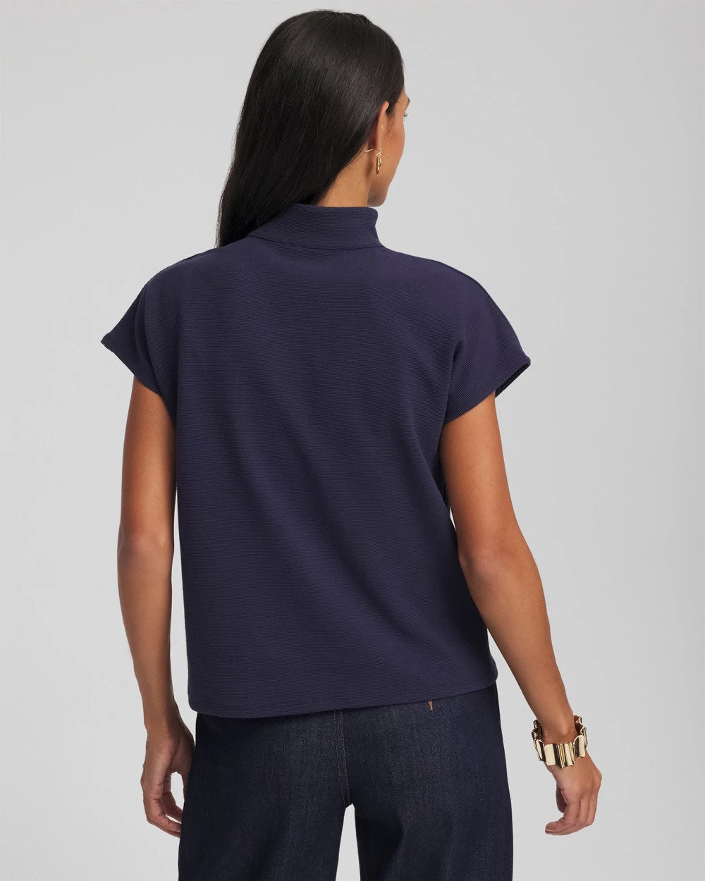 Ottoman Cap Sleeve Tee - Chico's