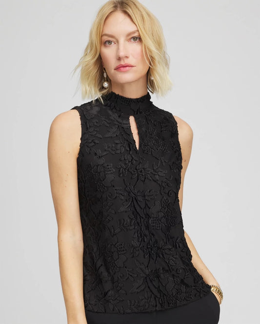 Burnout Mockneck Tank - Chico's