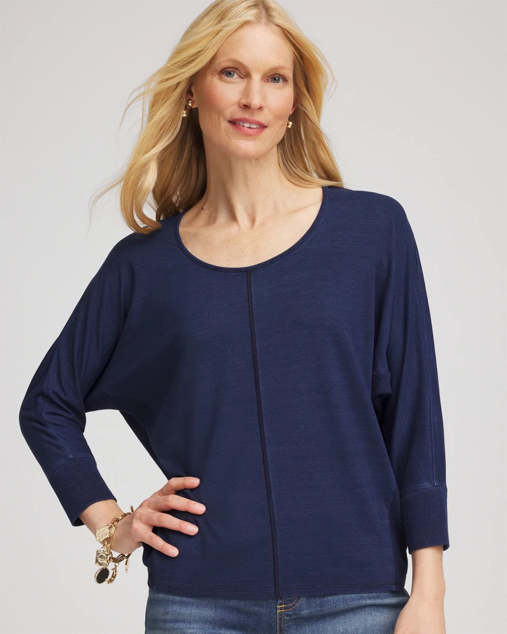 Dolman Denim Tee - Chico's
