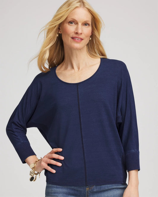 Dolman Denim Tee - Chico's