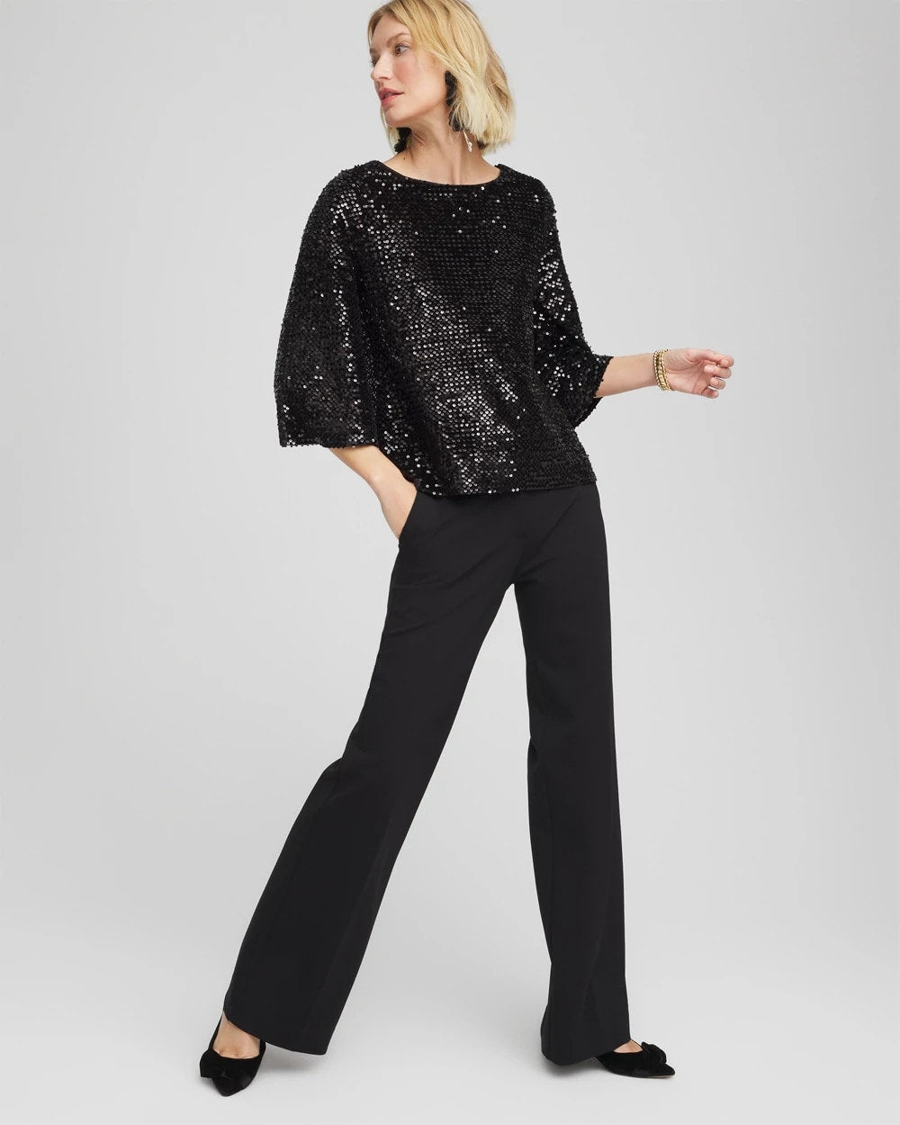 Sparkling Sequin Party Tee - Chico's