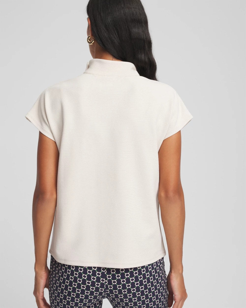Ottoman Cap Sleeve Tee - Chico's