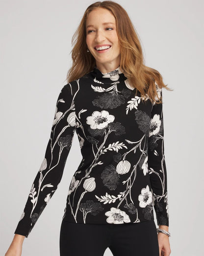 Touch of Cool™ Mockneck Layering Tee - Chico's