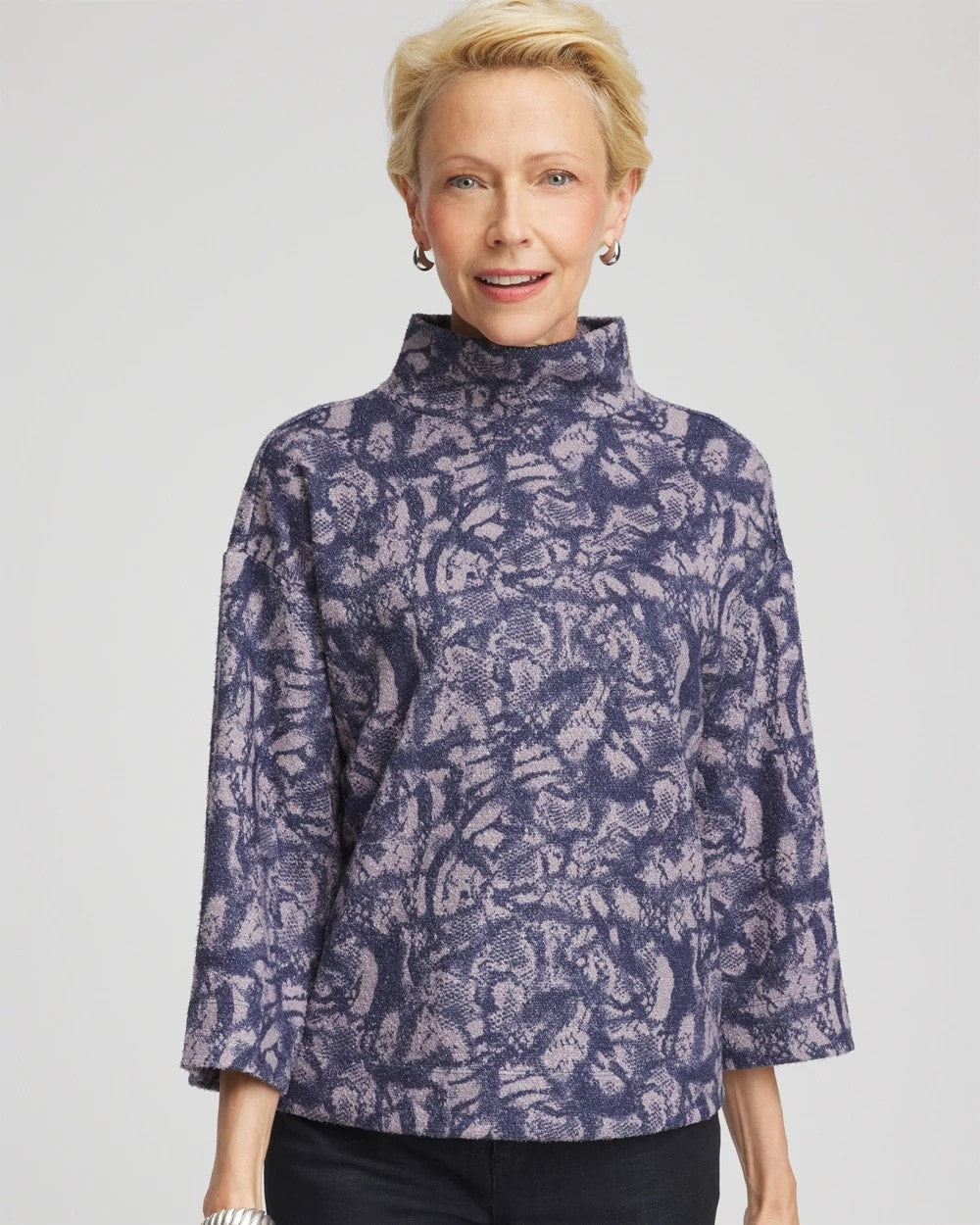 Animal Cozy Turtleneck - Chico's