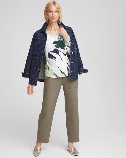 Sea-Print Touch of Cool™ Layering Tee - Chico's