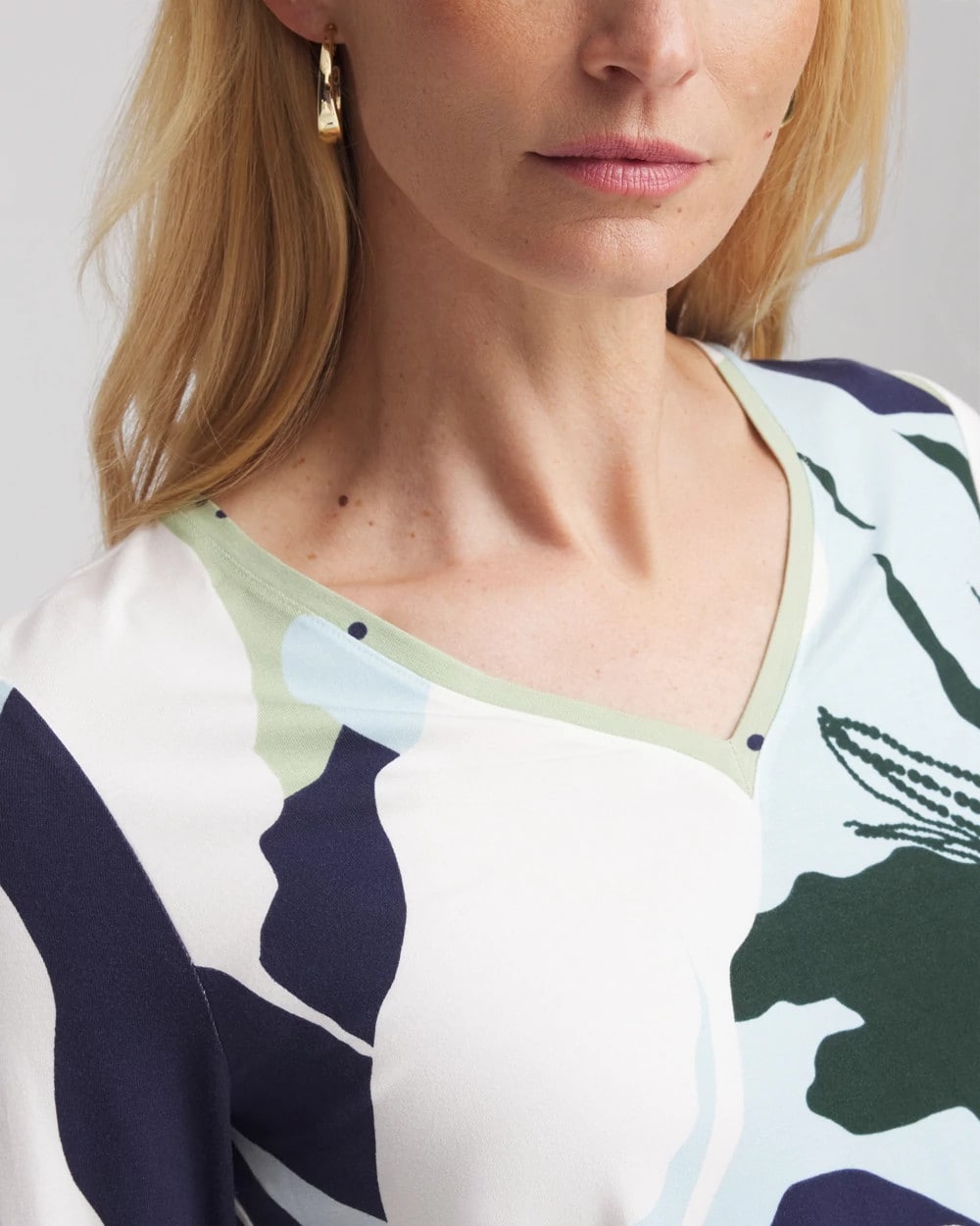 Sea-Print Touch of Cool™ Layering Tee - Chico's
