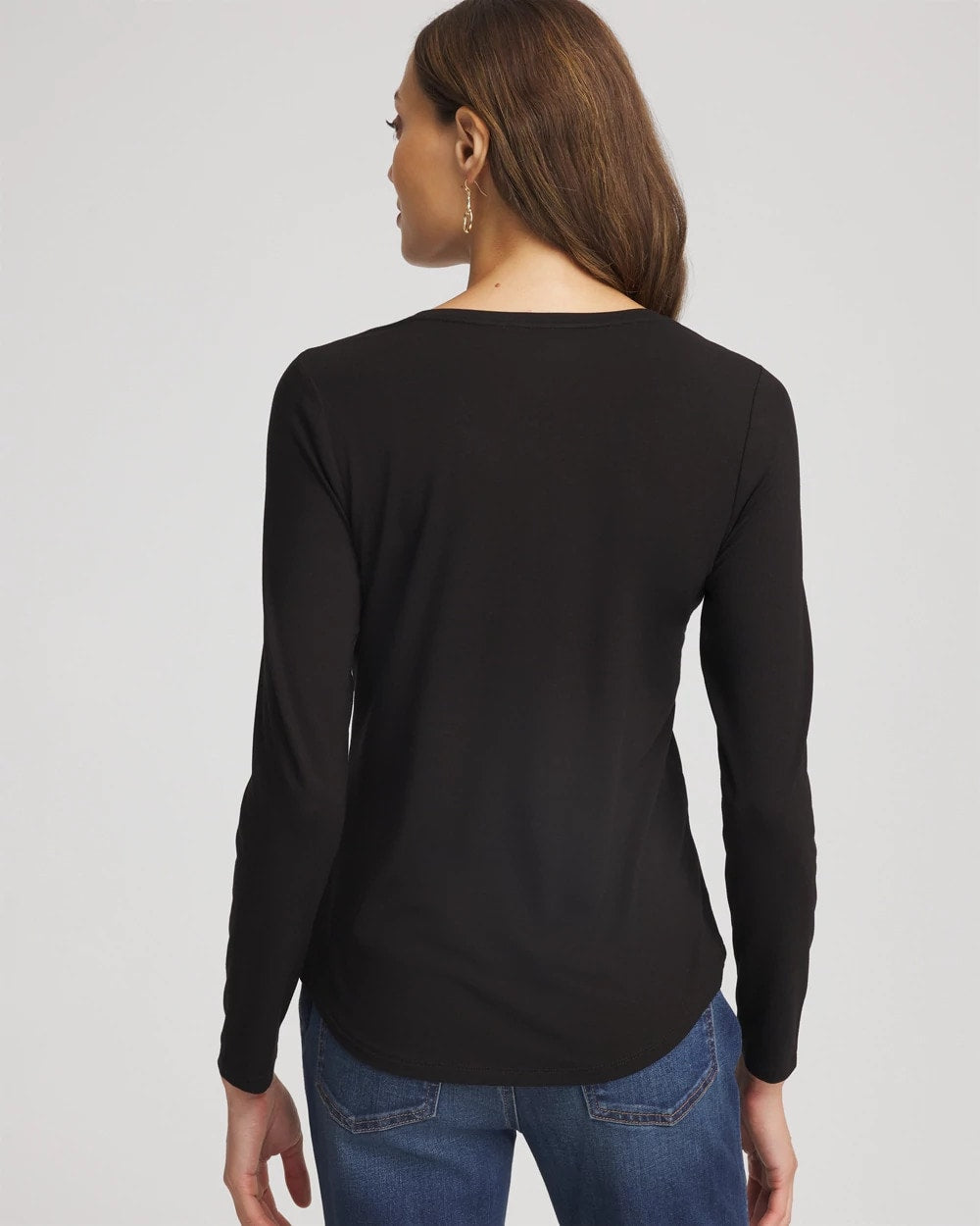 Touch of Cool™ V-Neck Layering Tee - Chico's