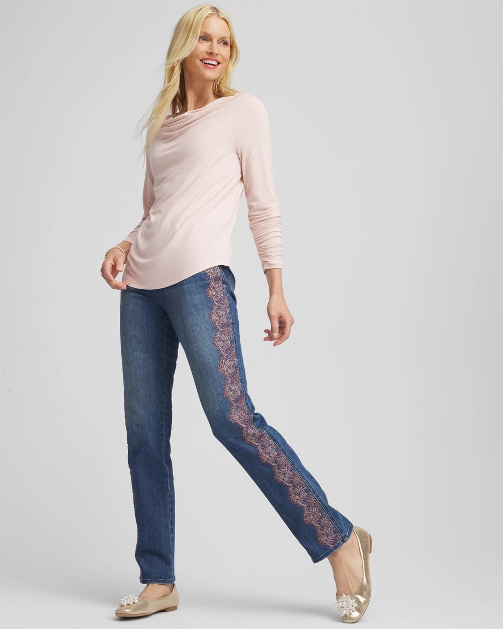 Cowlneck Long-Sleeved Tee - Chico's