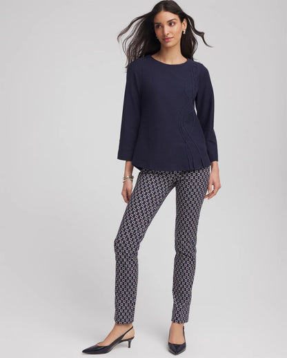 Denim Soutache Top - Chico's