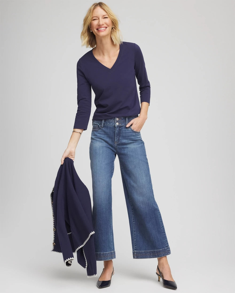 3/4 Sleeve Perfect Tee - Chico's