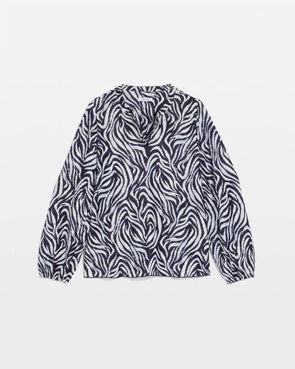 Zebra Waves Crinkle Top - Chico's