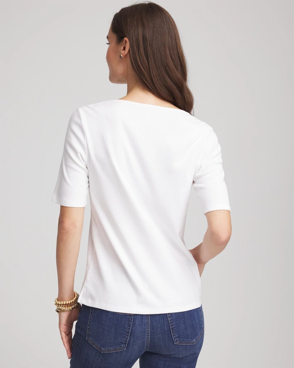 Pima Cotton Henley Tee - Chico's