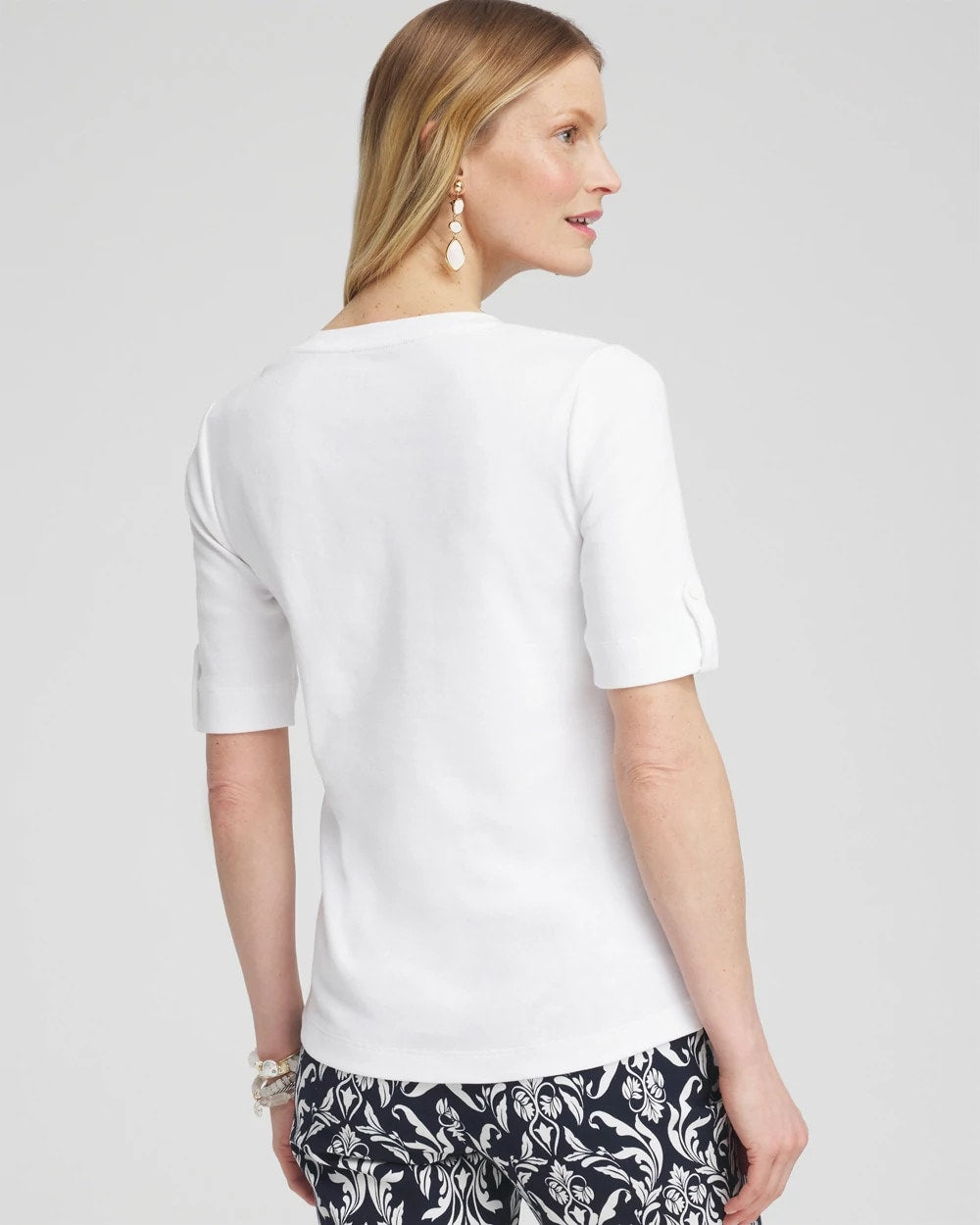 Everyday V-Neck Pima Tee - Chico's