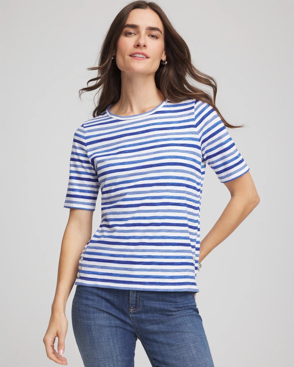 Slub Short Sleeve Tee - Chico's