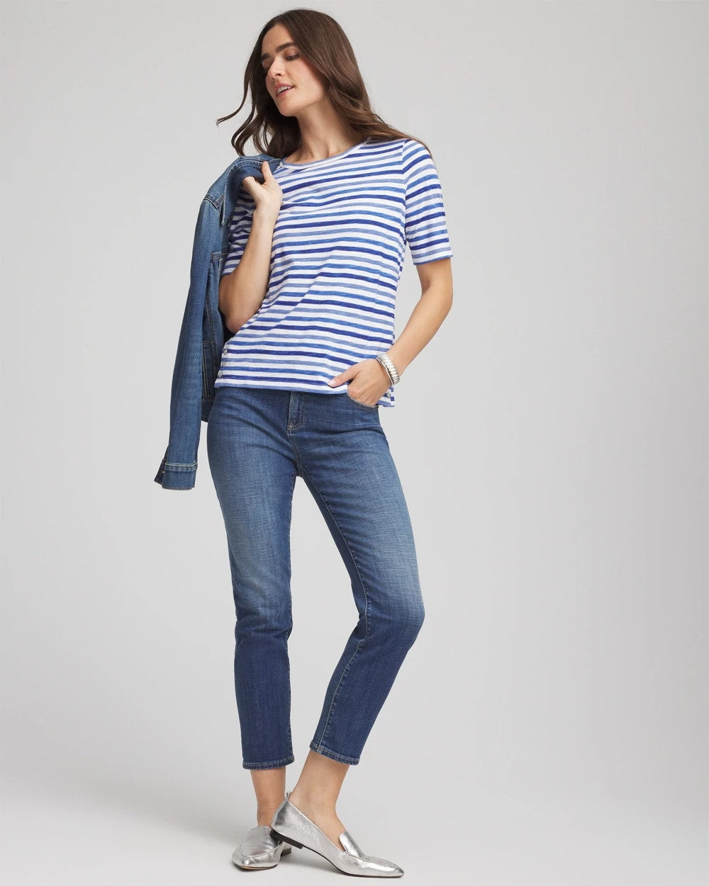 Slub Short Sleeve Tee - Chico's