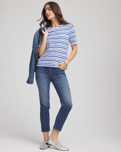 Slub Short Sleeve Tee - Chico's