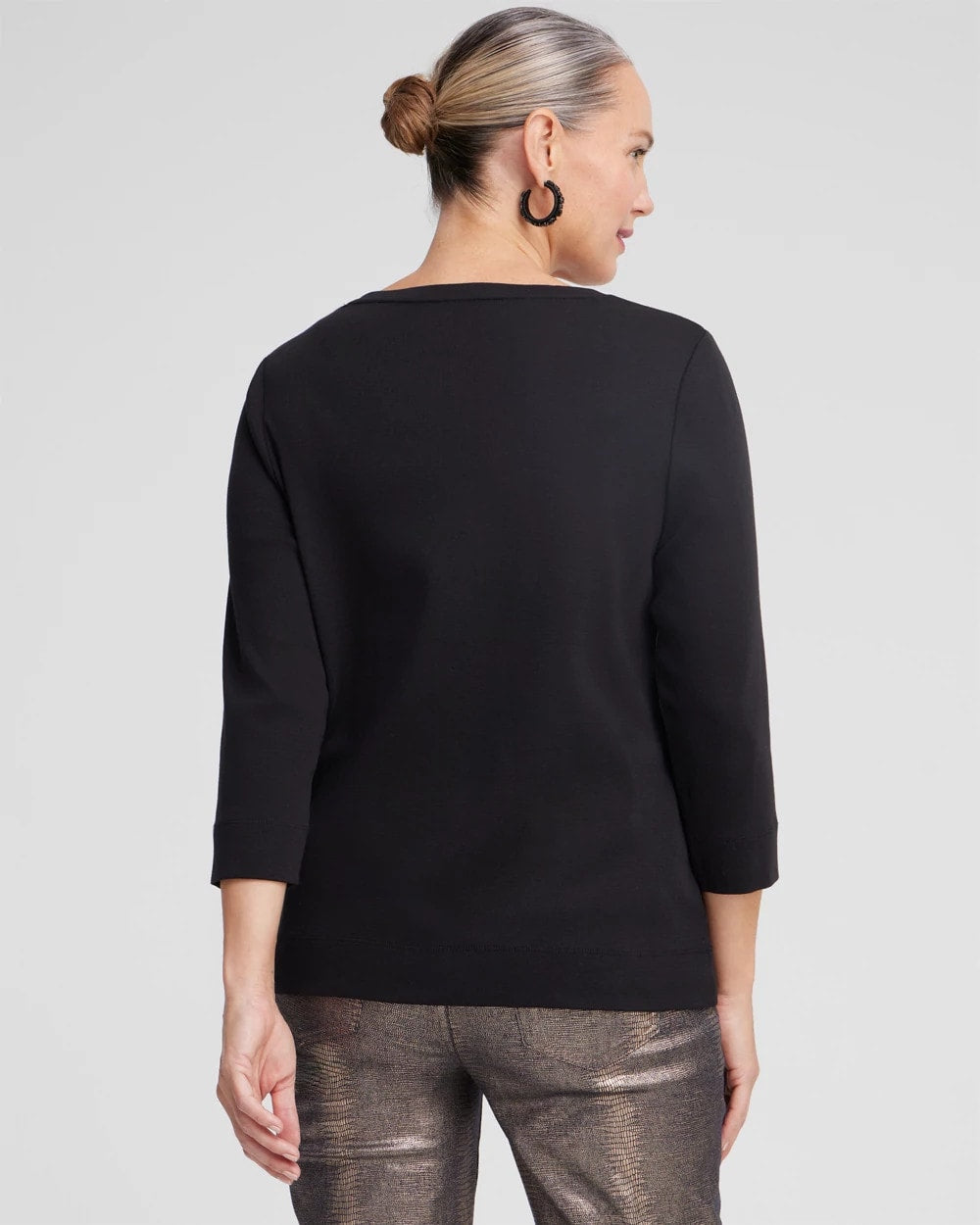 3/4 Sleeve V-Neck Tee - Chico's