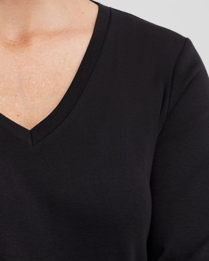 3/4 Sleeve V-Neck Tee - Chico's