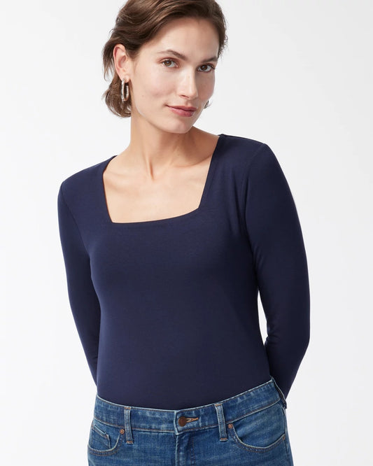 Touch of Cool™ Square Neck Tee - Chico's