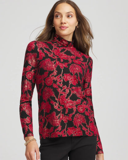 Touch of Cool™ Mockneck Layering Tee - Chico's