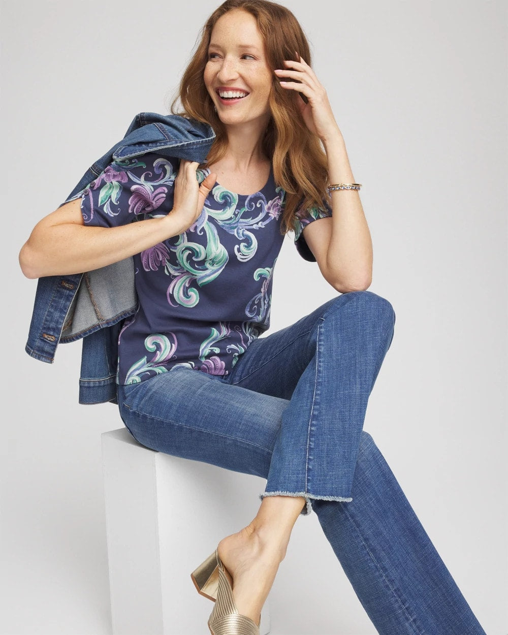 Tulip Sleeve Pima Tee - Chico's