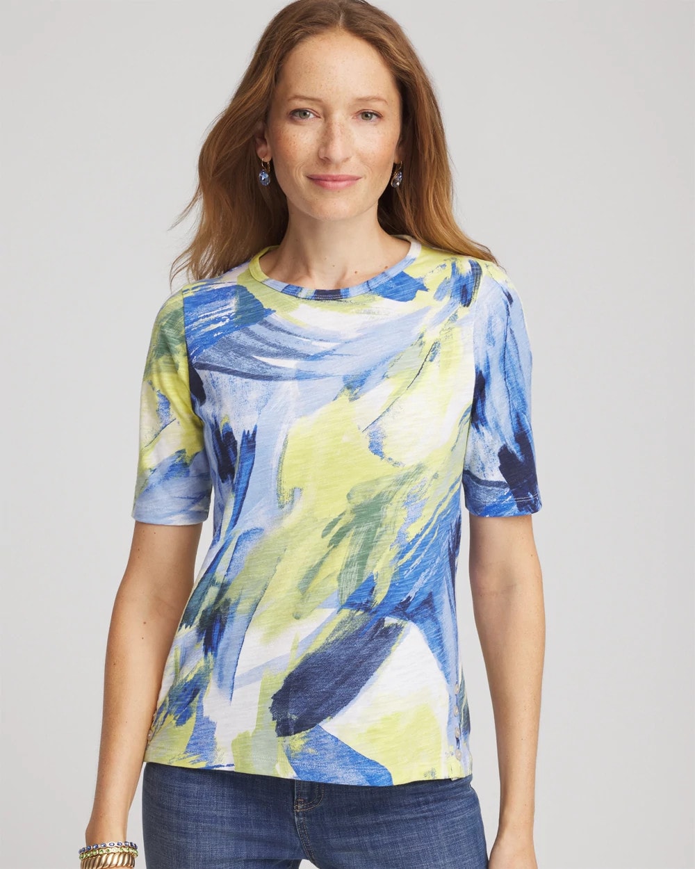 Slub Short Sleeve Tee - Chico's