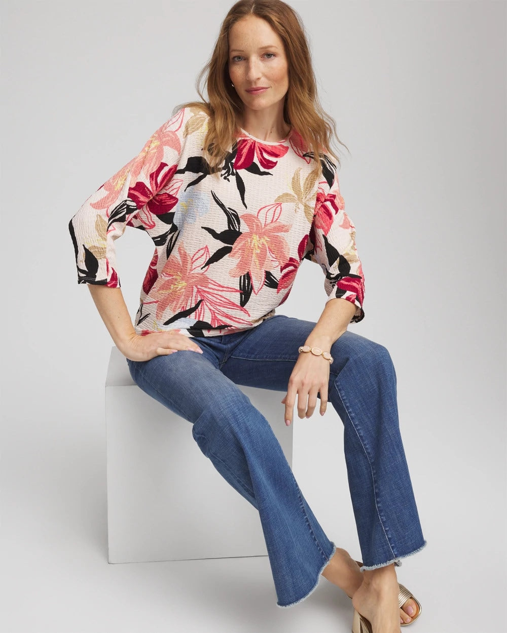 Textured Tapered Dolman Top - Chico's