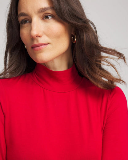 Touch of Cool™ Mockneck Layering Tee - Chico's