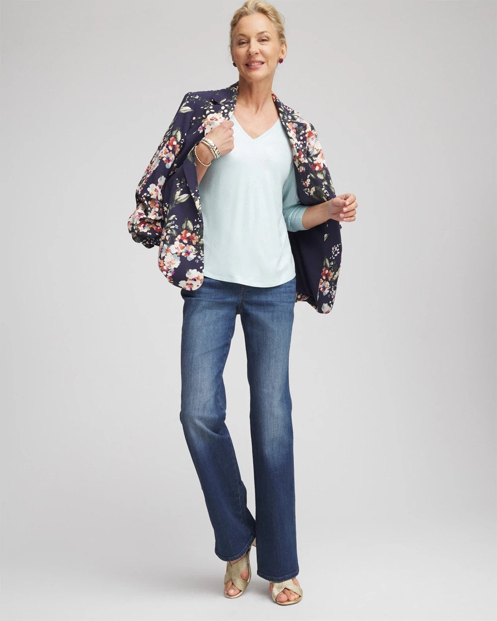 Foiled Touch of Cool™ Layering Tee - Chico's