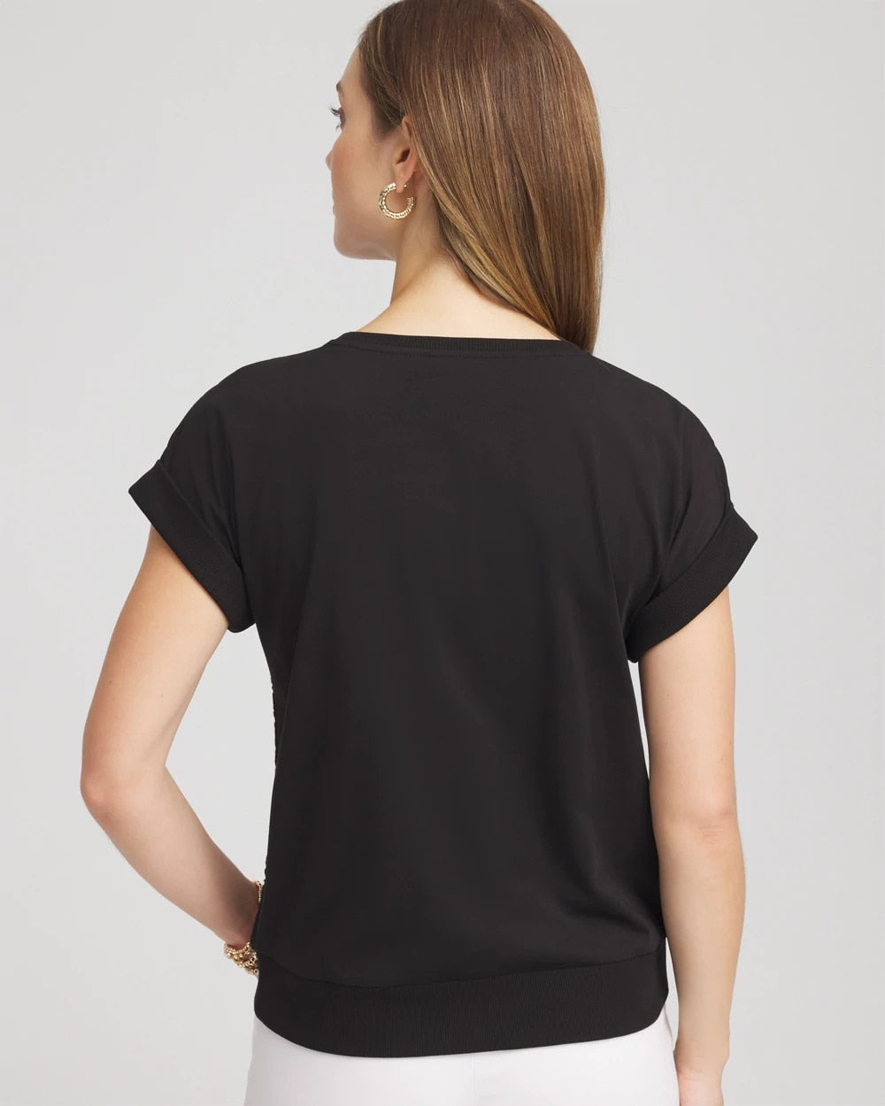 Crocheted Cotton-Blend Shirt - Chico's