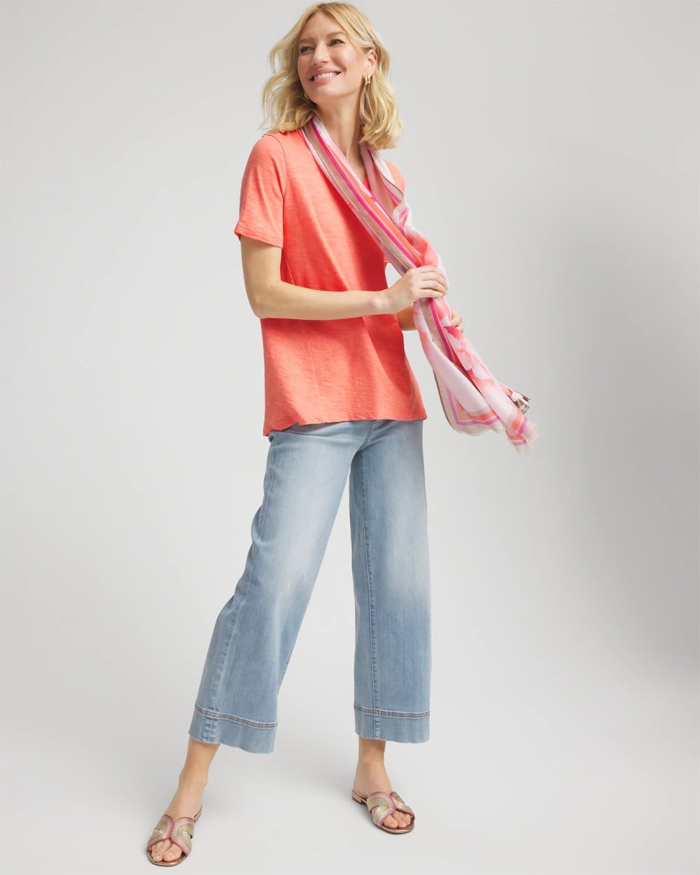 Slub V-Neck Tee - Chico's