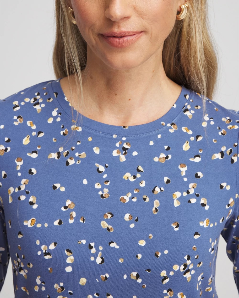 Printed Elbow Sleeve Tee - Chico's