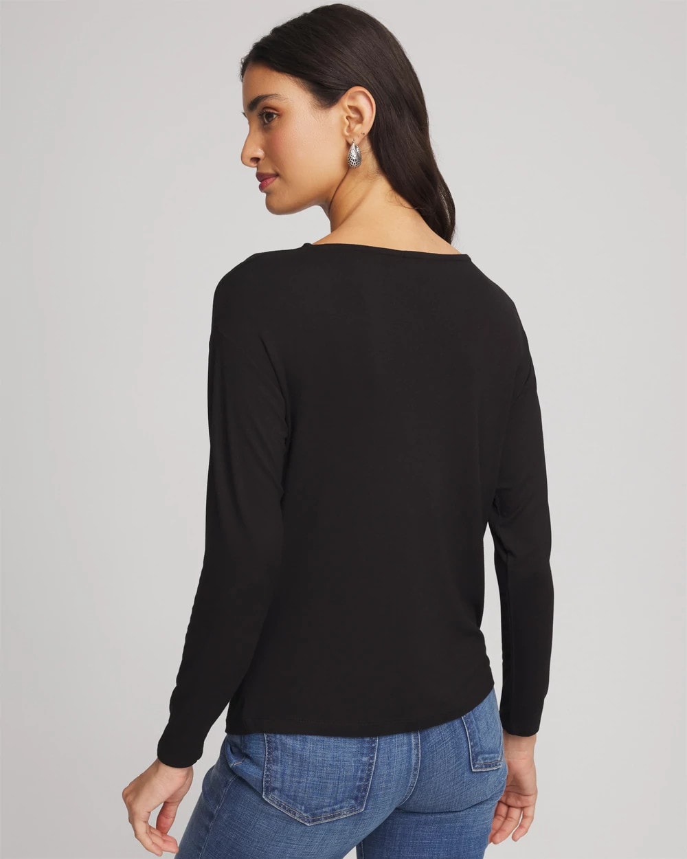 Embellished Cowlneck Dolman Tee - Chico's