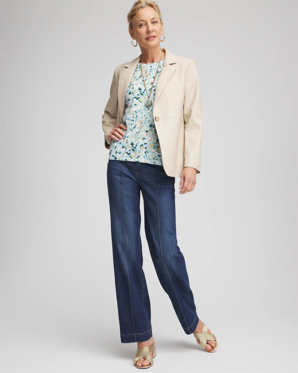 Touch of Cool™ Elbow-Sleeve Perfect Tee - Chico's