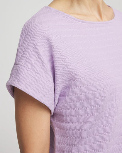 Cap Sleeve Textured Tee - Chico's