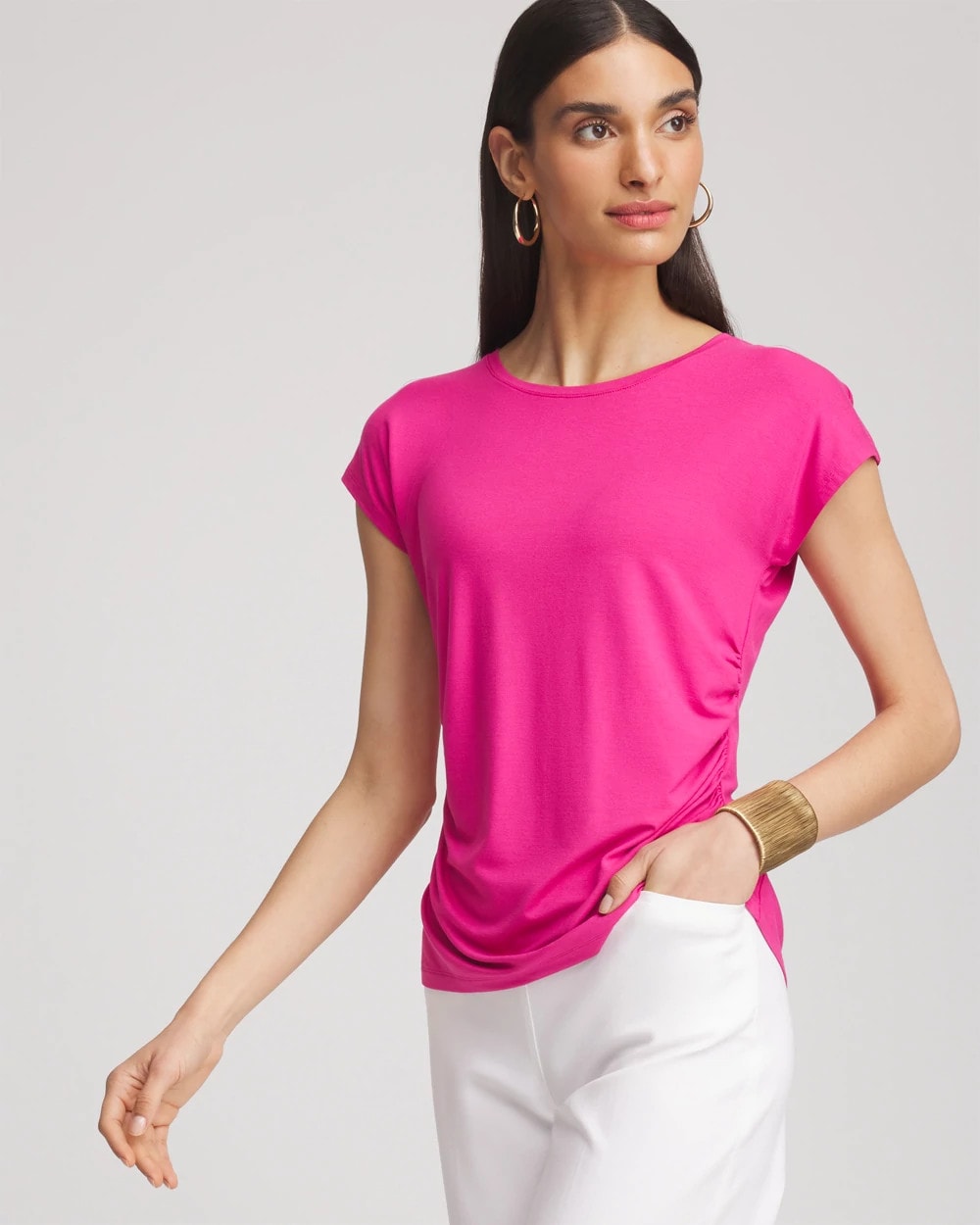 Cap Sleeve Dolman Tee - Chico's