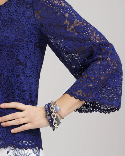 Scalloped Hem Lace Top - Chico's