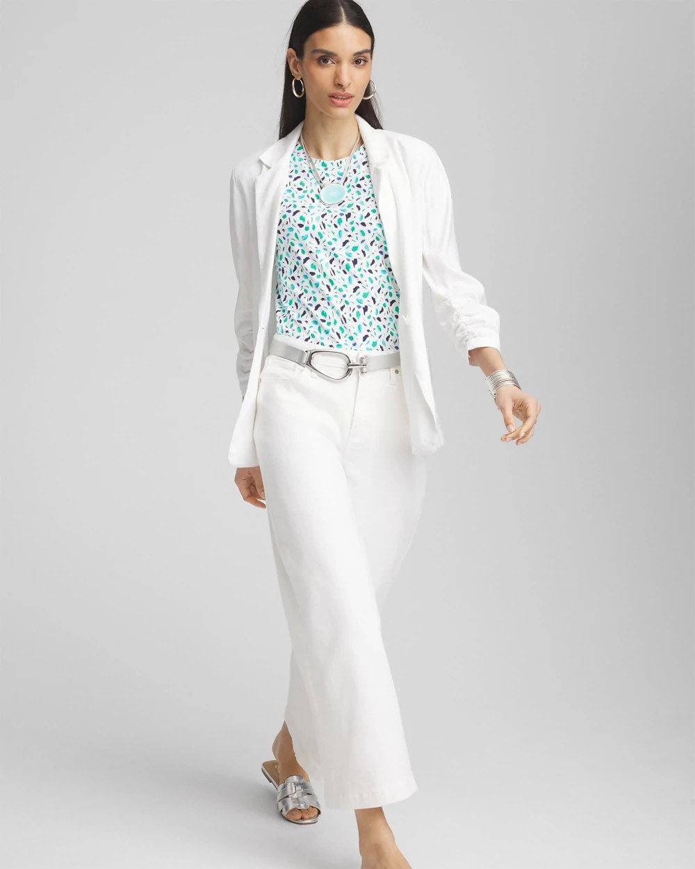 Polka-Dot Crewneck Perfect Tee - Chico's