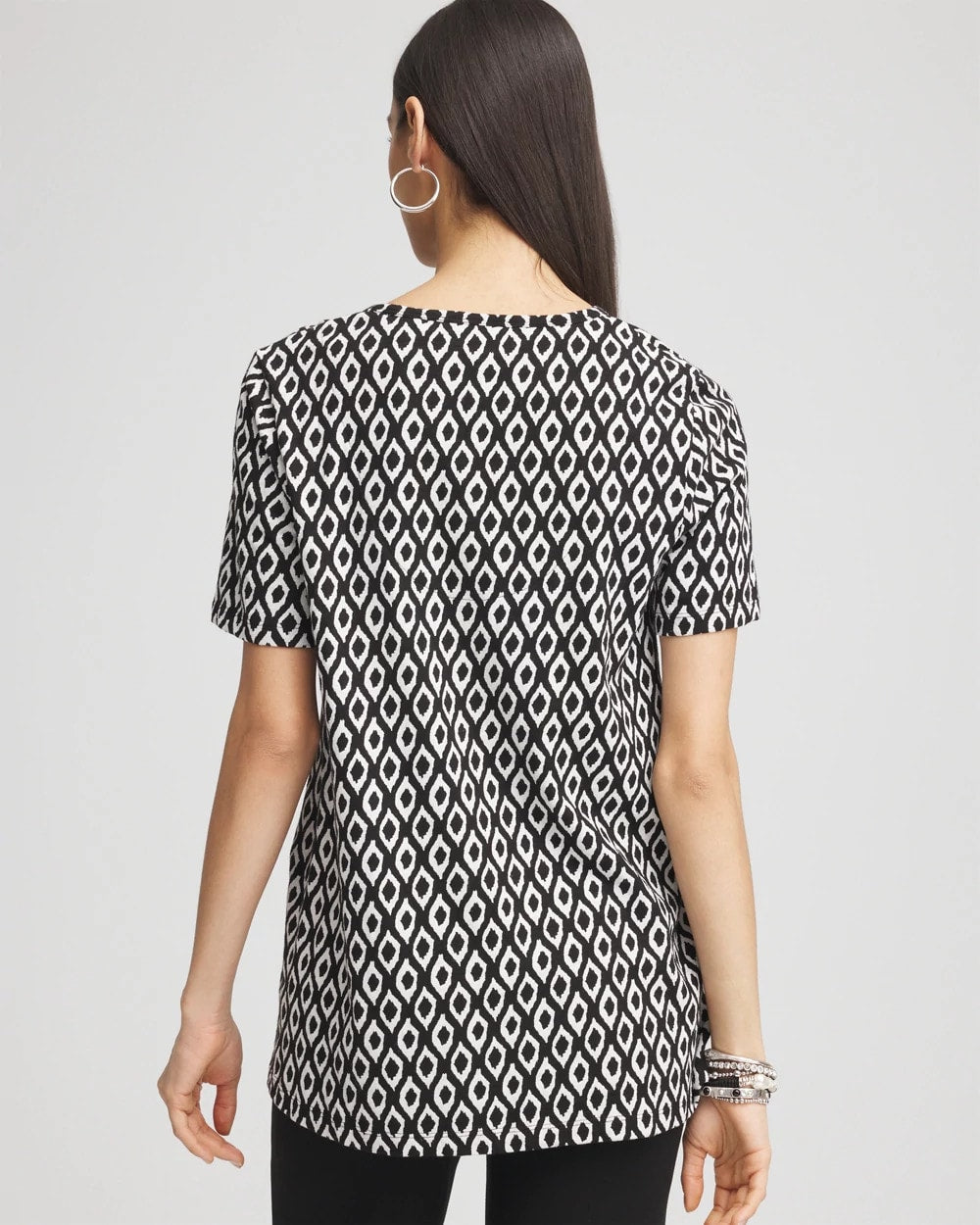 Graphic Slub V-Neck Tee - Chico's