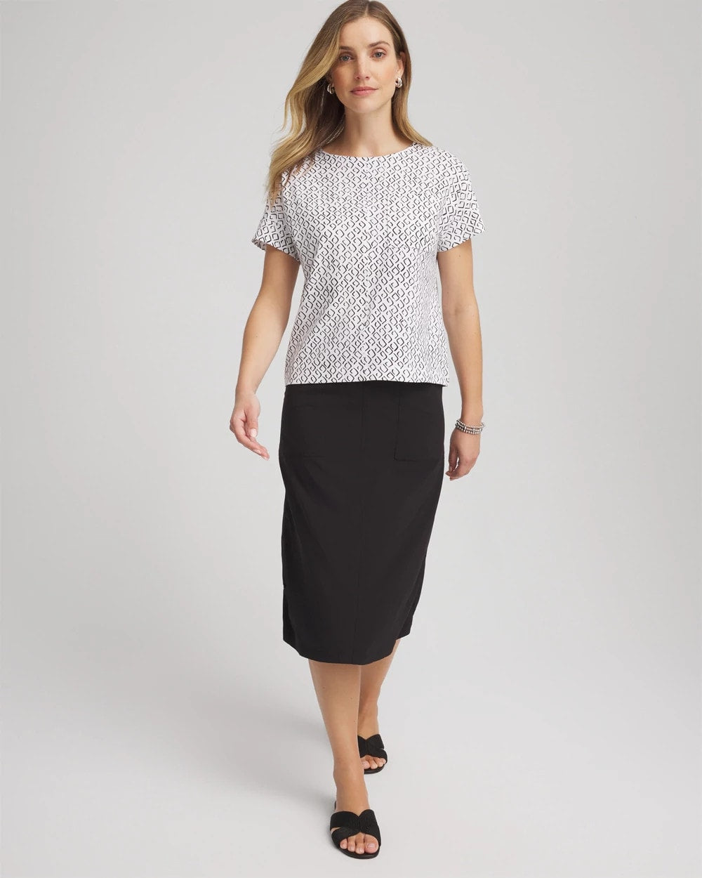 Zenergy® UPF Geo-Print Dolman Top - Chico's