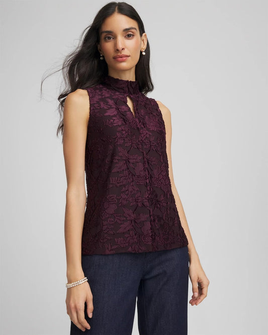 Burnout Mockneck Tank - Chico's