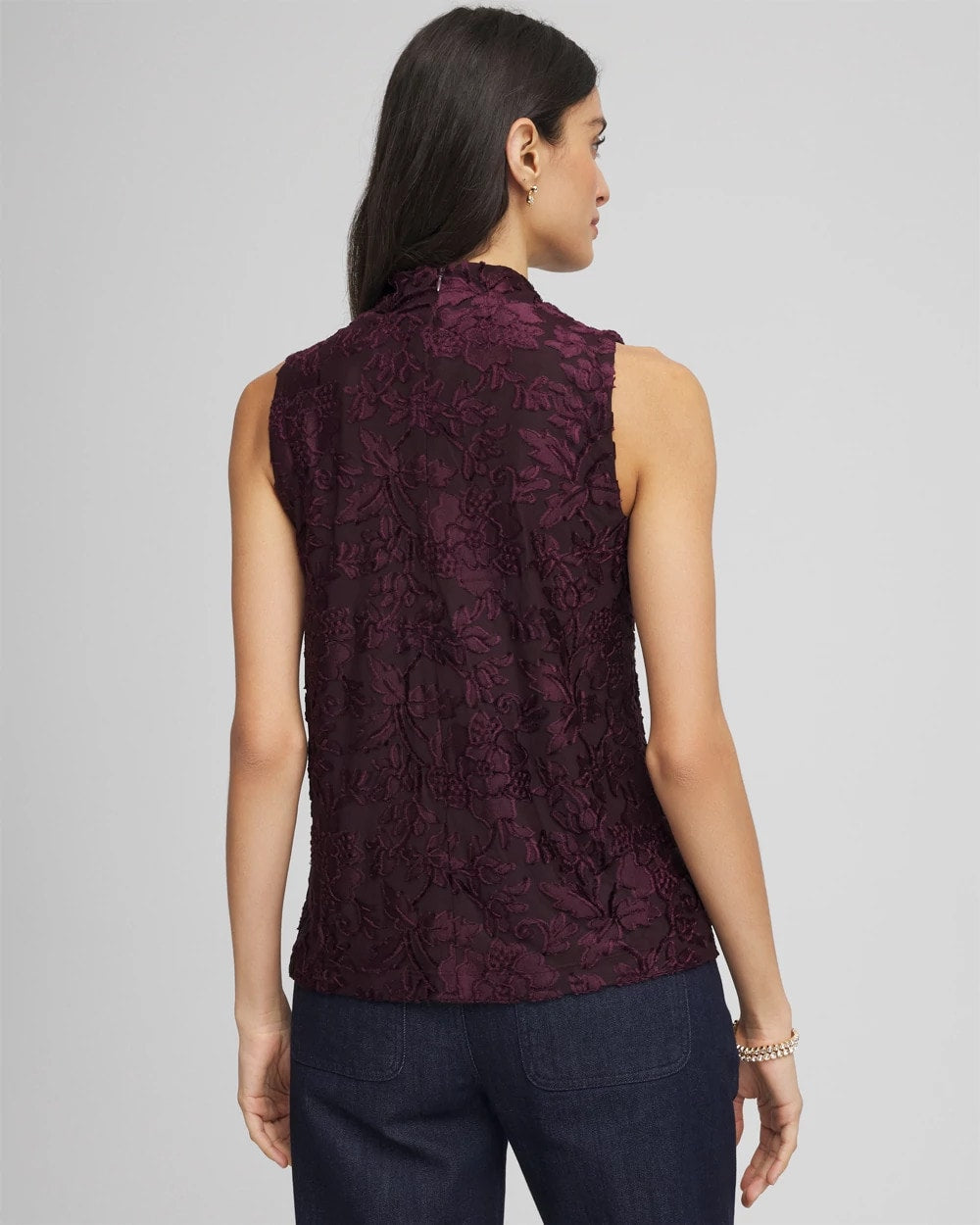 Burnout Mockneck Tank - Chico's