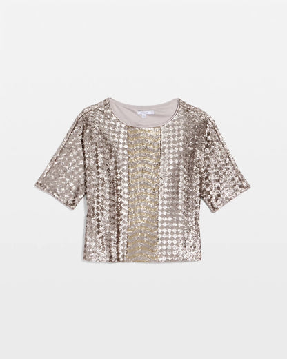 Art Deco Dolman Sequins Tee - Chico's
