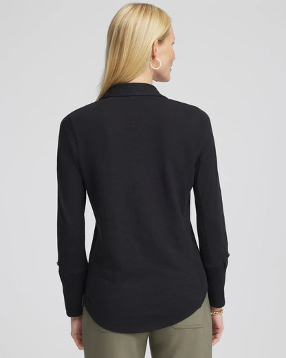 Collared Henley Shirt - Chico's