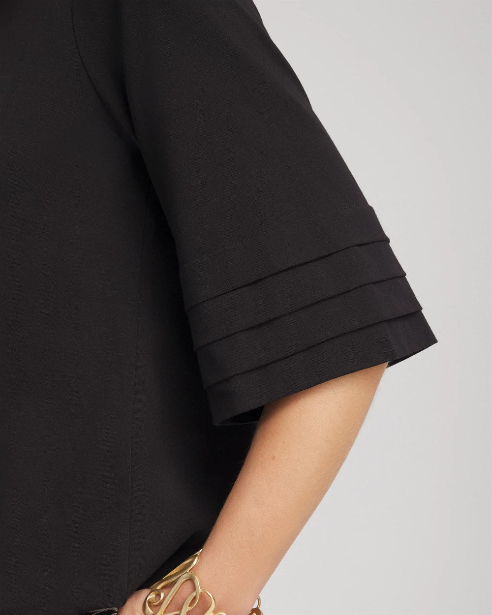 Boatneck Bubble-Hem Top - Chico's