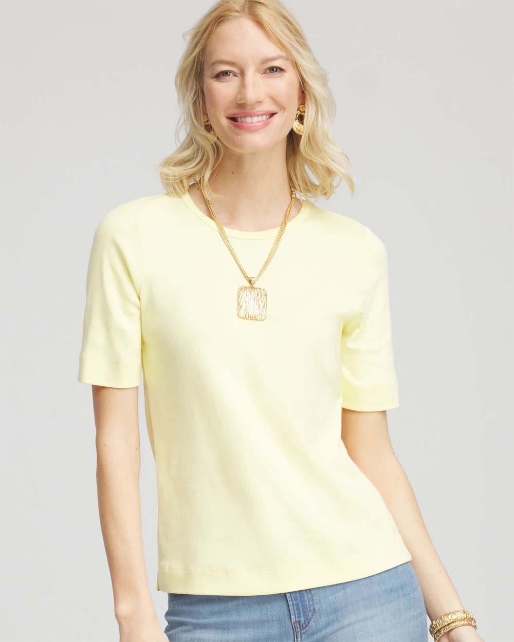 Classic Fit Pima Cotton Tee - Chico's